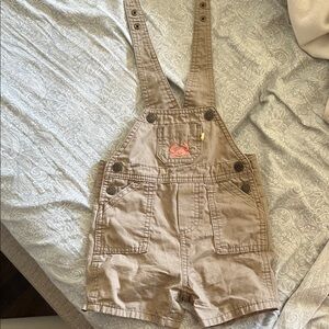 Carter's Brown Overalls with Crab Design